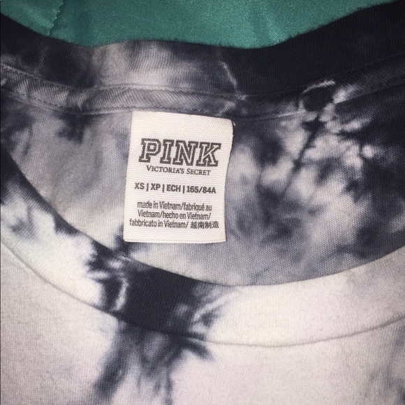 Victoria Secret PINK tie dye blue shirt - Picture 2 of 3